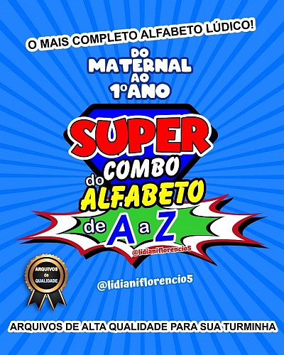 🛍️SUPER COMBO do ALFABETO na Loja🛍️